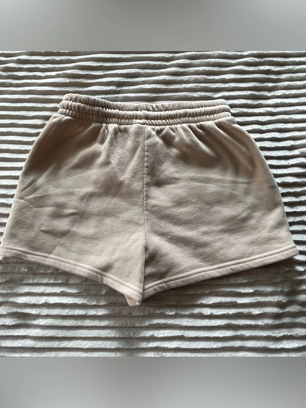 Rue21 cream/beige plush lounge shorts ♡